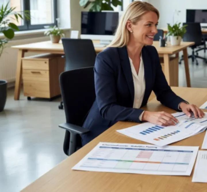 Adviesgesprek tussen bedrijf en schoonmaakpartner